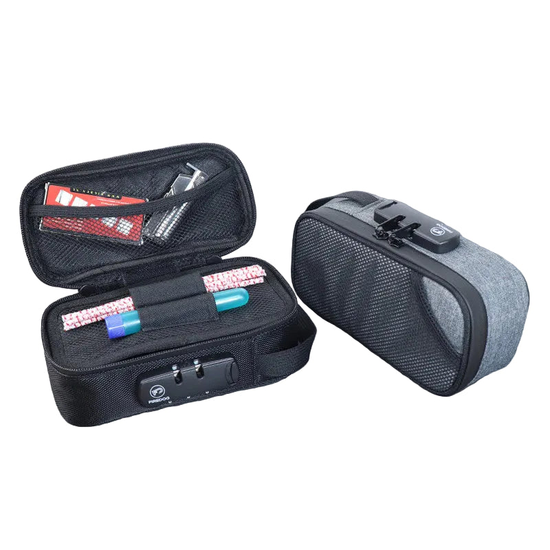 Premium 8" Smell-Proof Stash Bag with Integrated Combination Lock