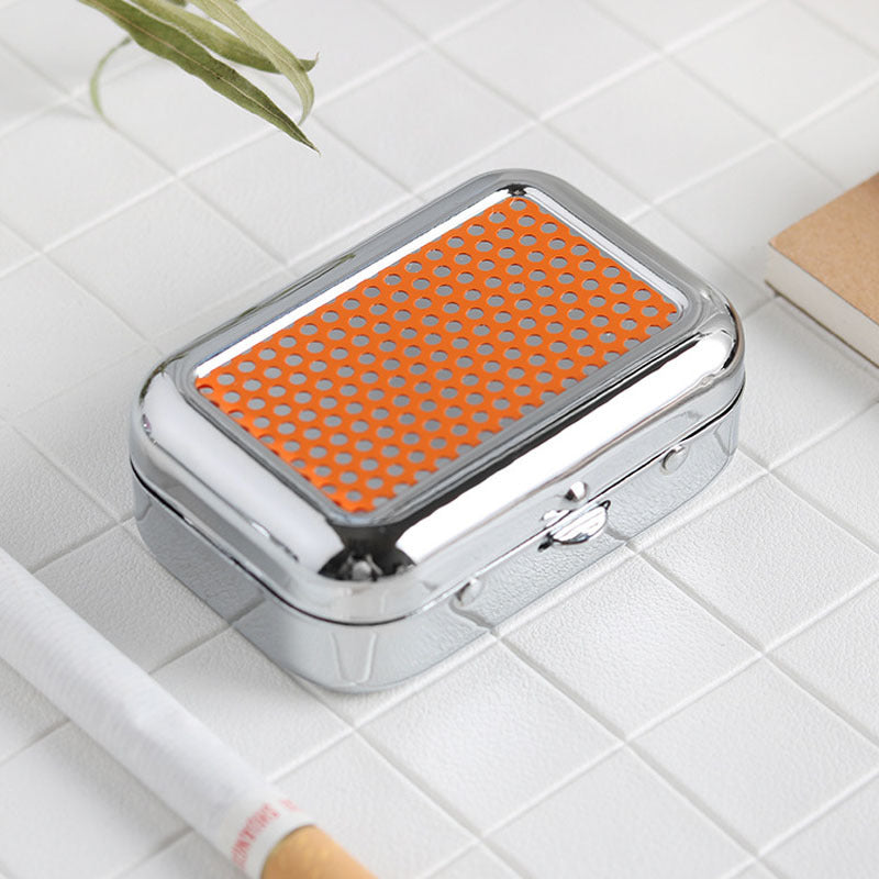 Premium 2.4" Pocketable Metal Travel Ashtray