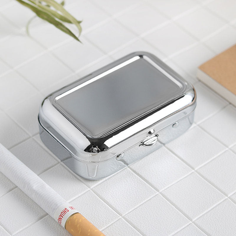 Premium 2.4" Pocketable Metal Travel Ashtray